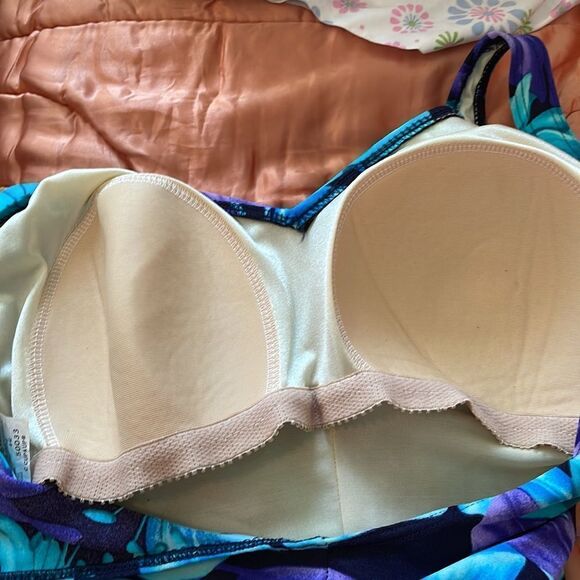 Vtg 80s/90s It Figures! Floral one piece swimsuit - Picture 7 of 8